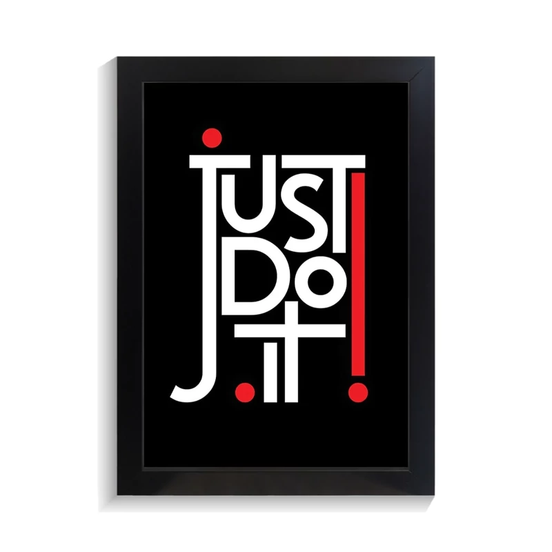 تابلو تایپوگرافی طرح just do it کد PF-15063