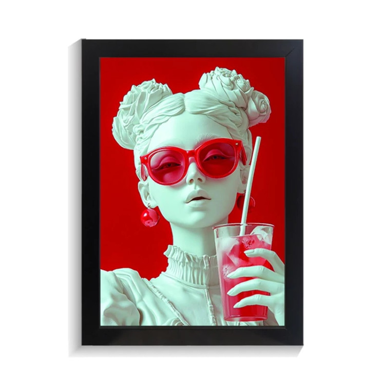 تابلو دخترانه طرح CHERRY GIRL کد PF-25012