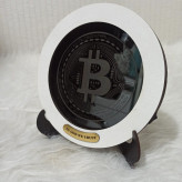 تابلو نوری دکوری طرح Bitcoin مدل بیت کوین
