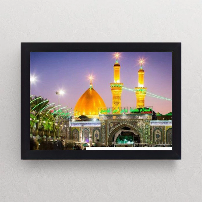 تابلو نوری گیم دکور طرح حرم حضرت علی ع مدل najaf