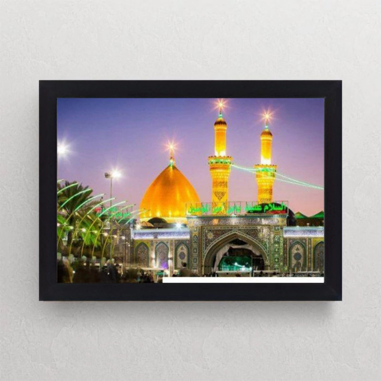 تابلو نوری گیم دکور طرح حرم حضرت علی ع مدل najaf