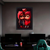 تابلو نوری مدل عاشقانه کد 1029