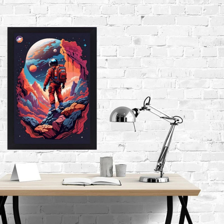 تابلو نوری گیم دکور طرح فضا مدل Space man 06