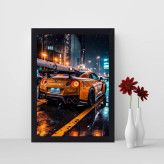 تابلو نوری مدل نیسان جی تی آر کد NISSAN GTR