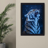 تابلو نوری گیم دکور طرح ببر مدل tiger 09