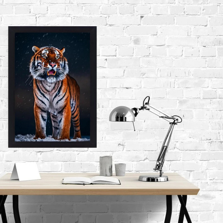 تابلو نوری گیم دکور طرح ببر مدل tiger 04