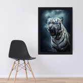 تابلو نوری گیم دکور طرح ببر مدل tiger04