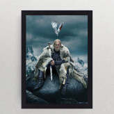تابلو نوری گیم دکور طرح وایکینگ ها مدل vikings