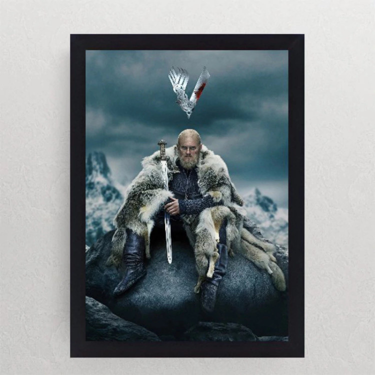 تابلو نوری گیم دکور طرح وایکینگ ها مدل vikings