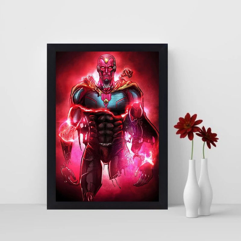 تابلو نوری گیم دکور مدل Marvel comics