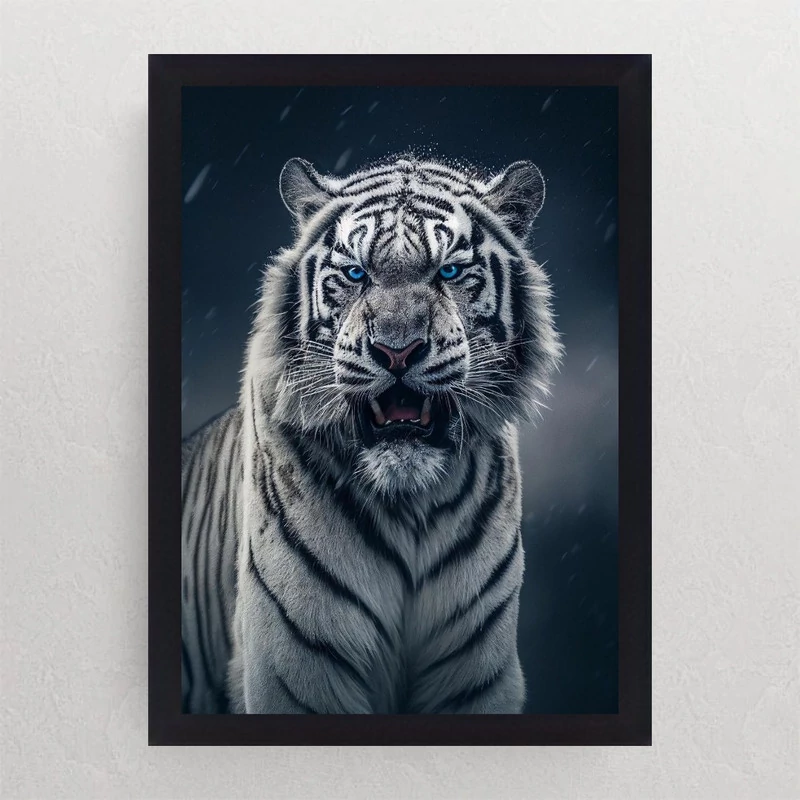 تابلو نوری گیم دکور طرح ببر مدل Tiger01