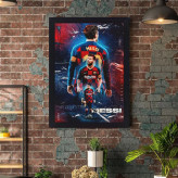 تابلو نوری گیم دکور طرح مسی مدل messi