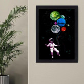 تابلو نوری گیم دکور طرح آدم فضایی مدل Space man 05