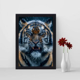 تابلو نوری گیم دکور طرح ببر مدل Tiger 03
