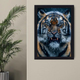 تابلو نوری گیم دکور طرح ببر مدل Tiger 03