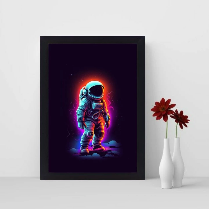 تابلو نوری گیم دکور طرح فضا مدل Space man 04