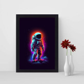 تابلو نوری گیم دکور طرح فضا مدل Space man 04