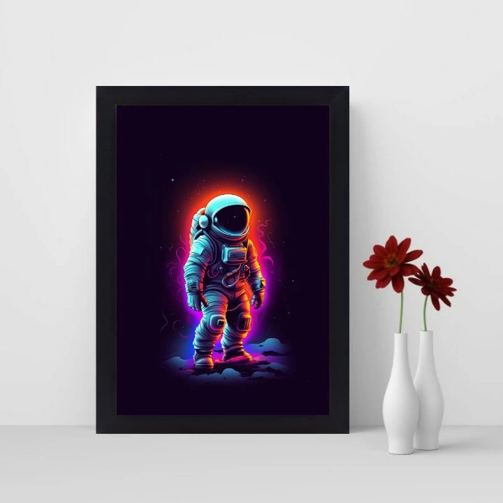 تابلو نوری گیم دکور طرح فضا مدل Space man 04