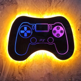 تابلو نوری طرح بکلایت چند رنگ کنترلی مدل دسته گیم game pad