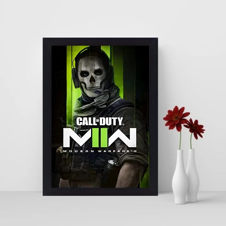 تابلو نوری گیم دکور طرح بازی کالاف دیوتی مدل call of duty