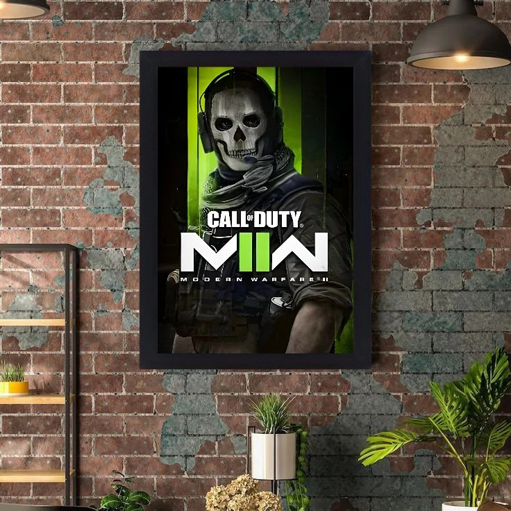 تابلو نوری گیم دکور طرح بازی کالاف دیوتی مدل call of duty