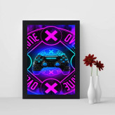 تابلو نوری گیم دکور طرح دستگیره بازی مدل Game pad 03