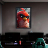 تابلو مدل angry birds فریم مشکی