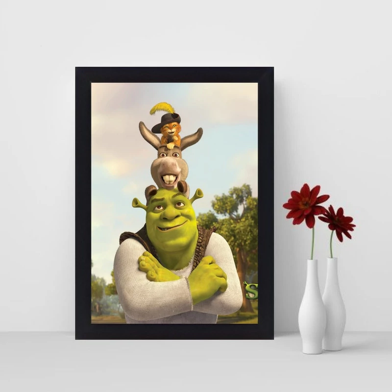 تابلو نوری مدل شرک shrek