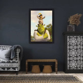 تابلو نوری مدل شرک shrek