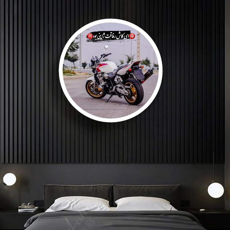 تابلو طرح موتور cb1300 فریم سفید