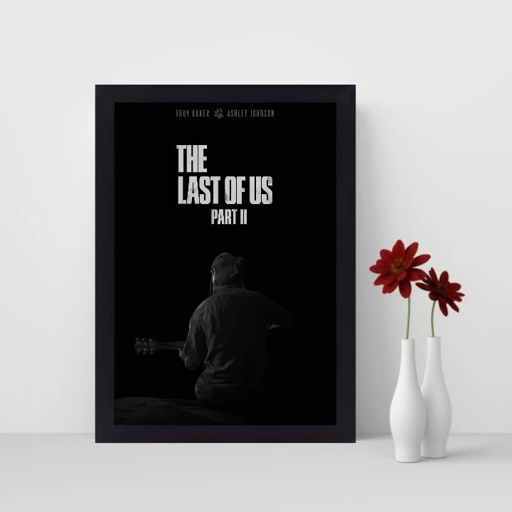 تابلو نوری گیم دکور طرح بازی آخرین بازمانده از ما مدل the last of us