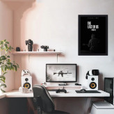 تابلو نوری گیم دکور طرح بازی آخرین بازمانده از ما مدل the last of us
