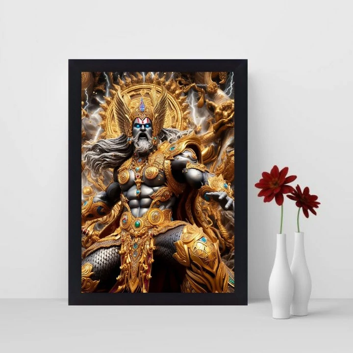 تابلو نوری گیم دکور طرح اساطیر باستانی مدل Ravana