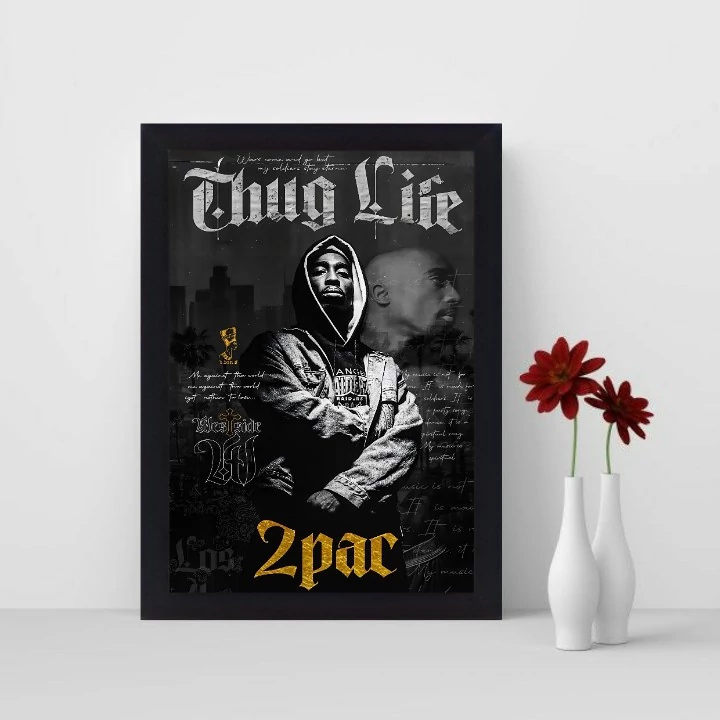 تابلو نوری گیم دکور طرح توپاک مدل tupac