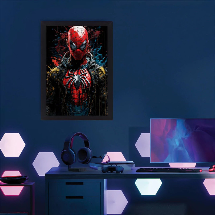 تابلو نوری گیم دکور طرح مرد عنکبوتی مدل Spiderman 08