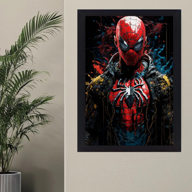 تابلو نوری گیم دکور طرح مرد عنکبوتی مدل Spiderman 08