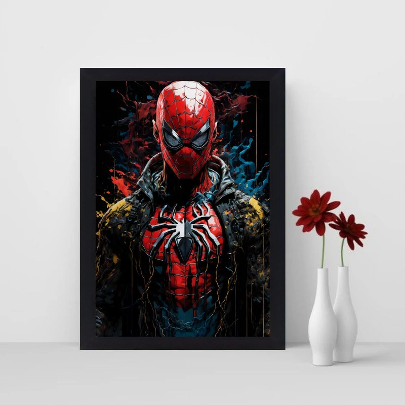 تابلو نوری گیم دکور طرح مرد عنکبوتی مدل Spiderman 08