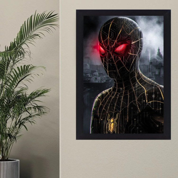 تابلو نوری گیم دکور طرح مرد عنکبوتی مدل Spiderman 06