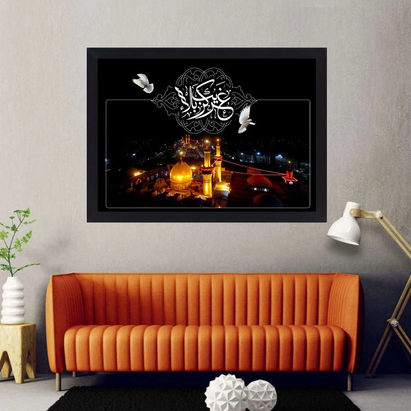تابلو نوری گیم دکور مدل غریب کربلا