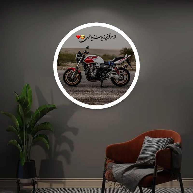 تابلو طرح موتور هوندا CB1300 فریم سفید