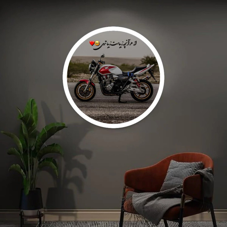 تابلو طرح موتور هوندا CB1300 فریم سفید