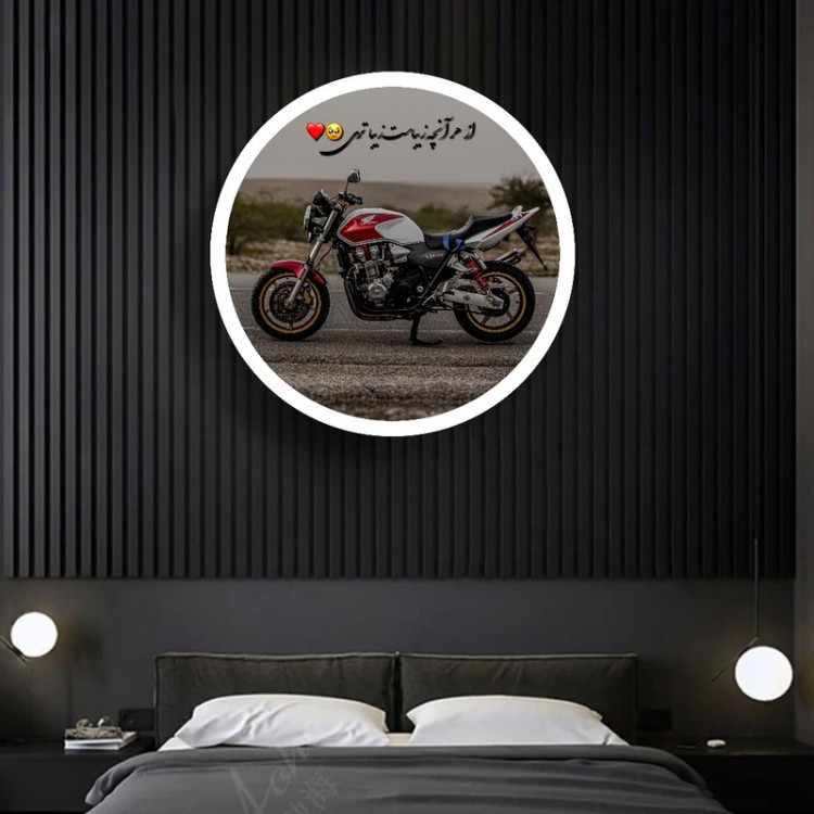 تابلو طرح موتور هوندا CB1300 فریم سفید