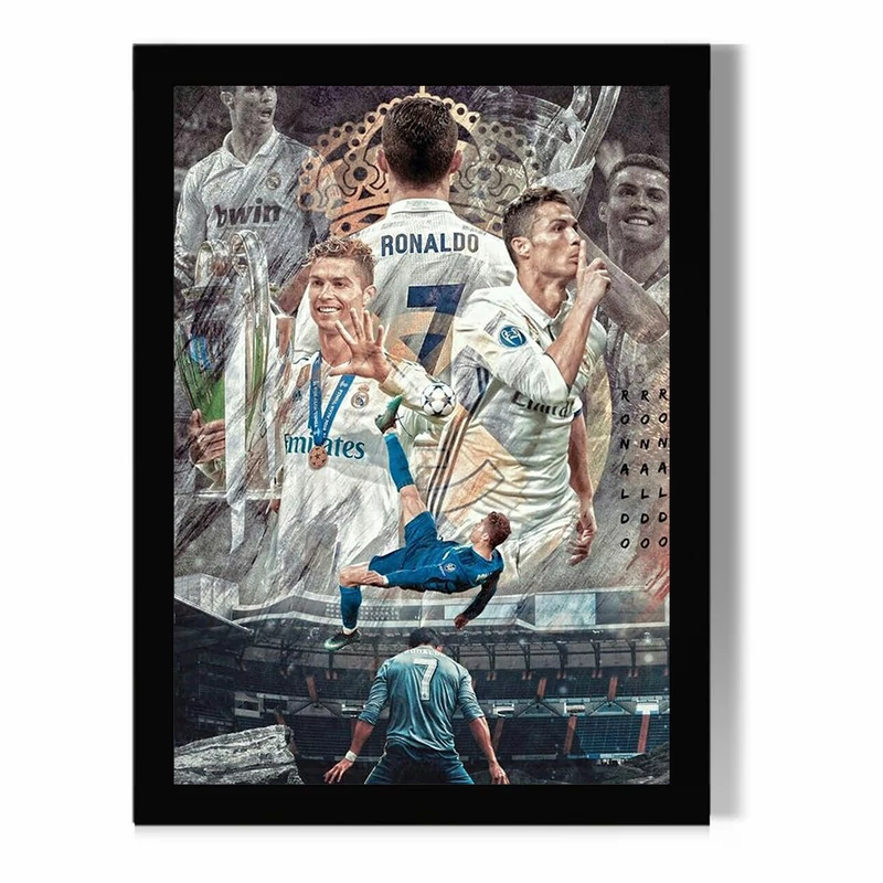 تابلو مدل دیواری طرح رونالدو  Ronaldo کد FD440