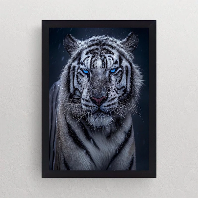 تابلو نوری گیم دکور طرح ببر مدل tiger03