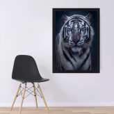 تابلو نوری گیم دکور طرح ببر مدل tiger03