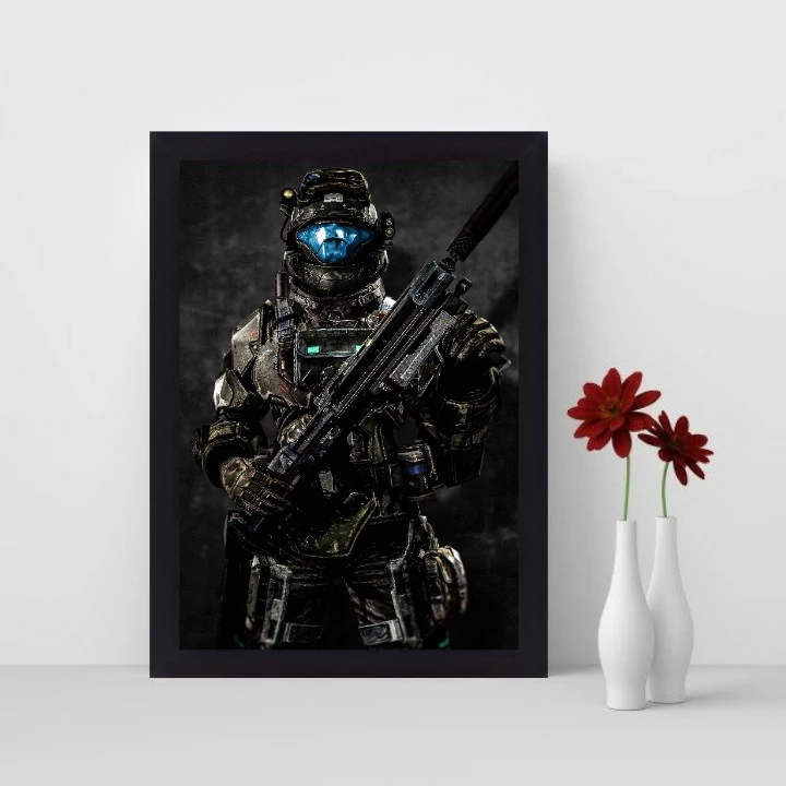 تابلو نوری گیم دکور مدل Halo Game