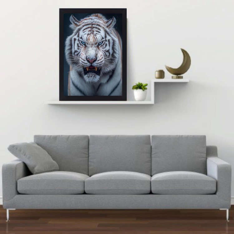 تابلو نوری گیم دکور طرح ببر مدل tiger02