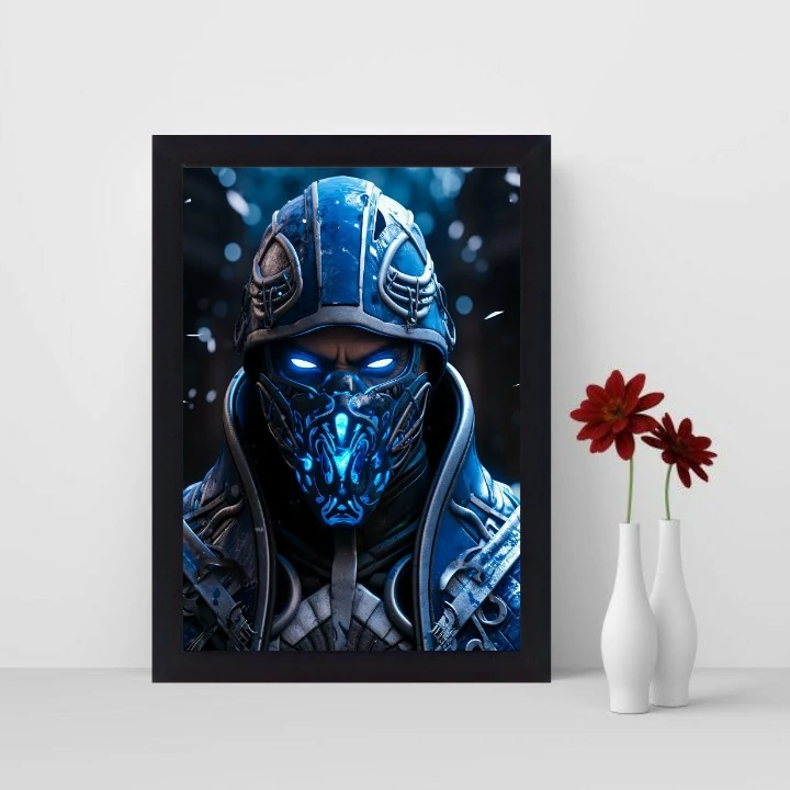 تابلو نوری گیم دکور طرح ساب زیرو مدل Sub Zero