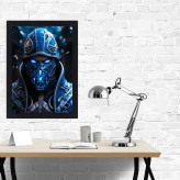 تابلو نوری گیم دکور طرح ساب زیرو مدل Sub Zero
