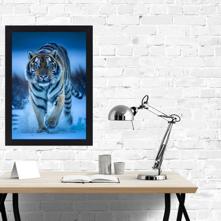 تابلو نوری گیم دکور طرح ببر مدل Tiger 08